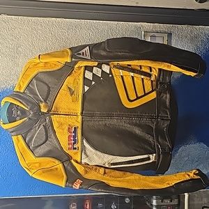 HONDA MOTORCYCLE RIDING LEATHER JACKET